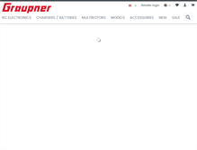 Tablet Screenshot of graupner.com